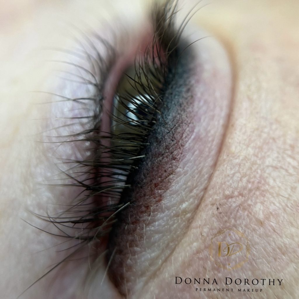 Eyeliner PMU Shaded Ombre Donna Dorothy Permanent Makeup Belfast Northern Ireland